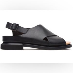 Camper Eda Black Sandals
